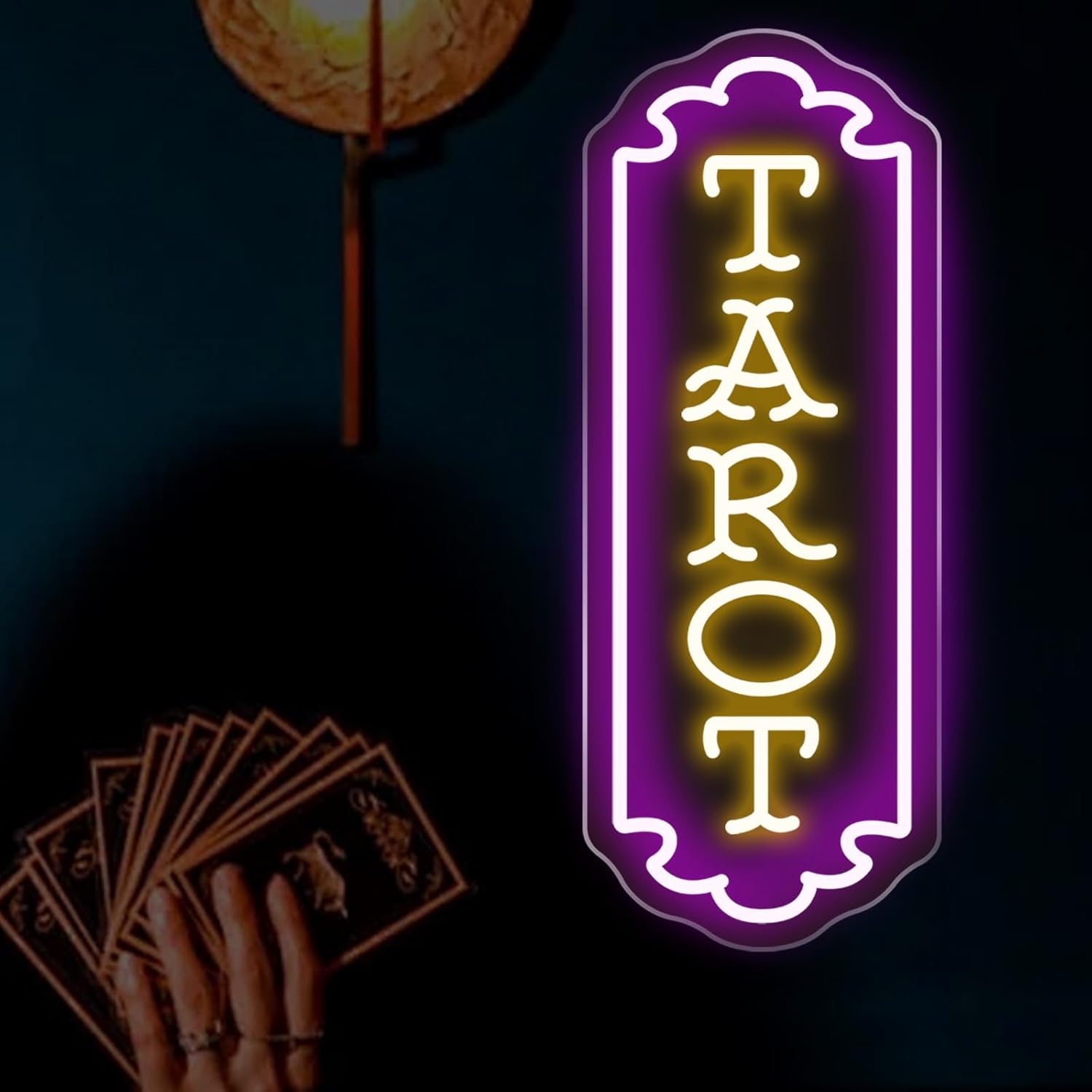 Wall Decor Lighting - Tarot Neon Sign USB Powered Mystical