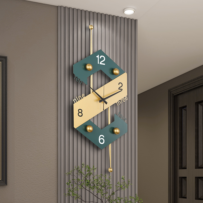 Lighting Home Decor Wall Clocks - Wall clock living room home light