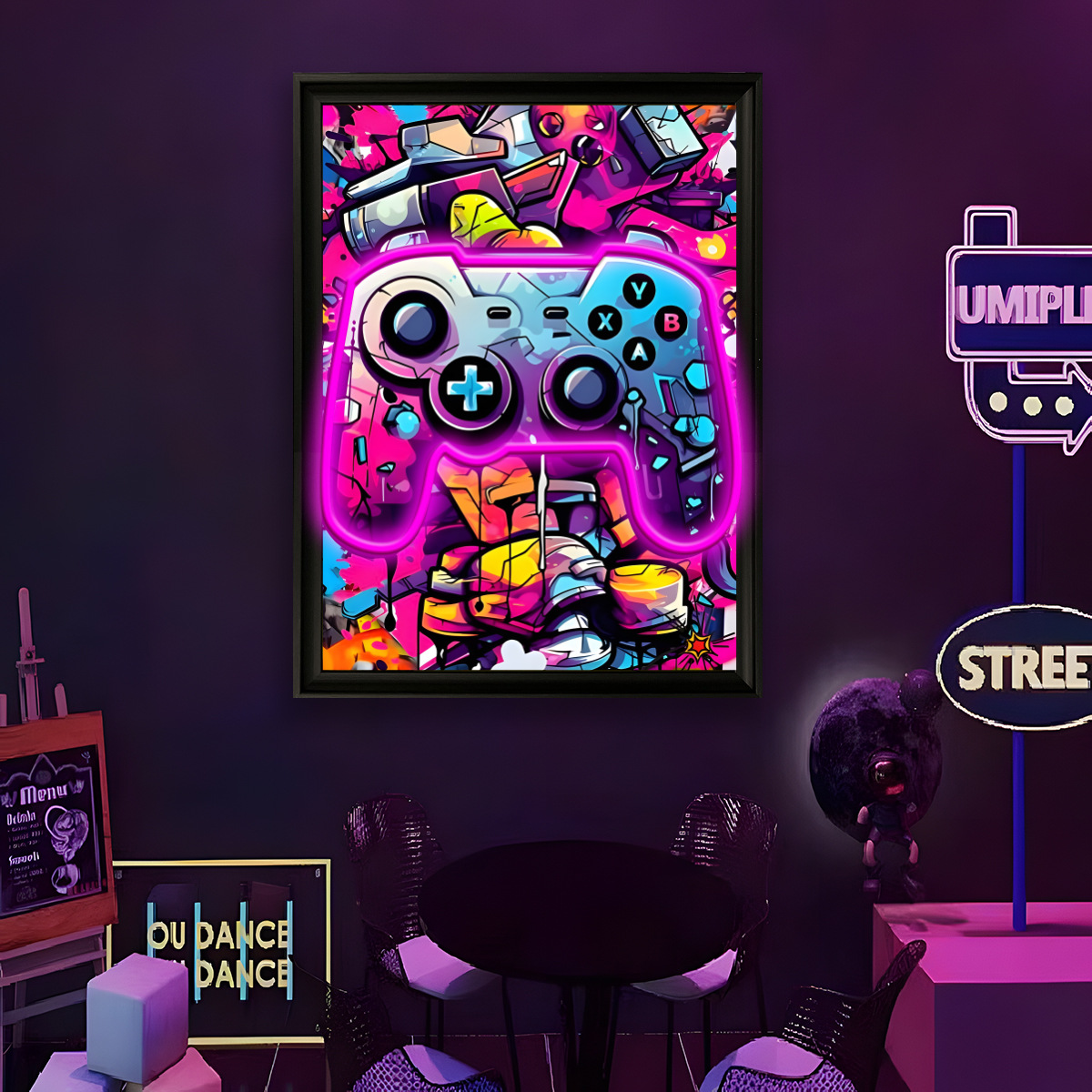 USB Powered LED Neon Light Fun - Wall Decor Lighting 评论和价格