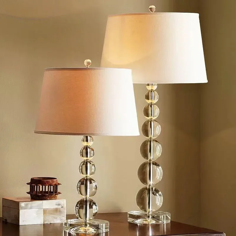 Modern Luxury Crystal Desk Lam - Lighting Room Decor Photo 评论和价格