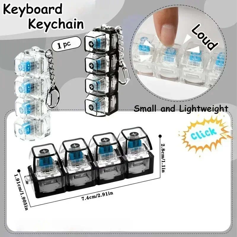 LED Light-Up Keychain Keyboard - Up Lighting Decor 评论和价格
