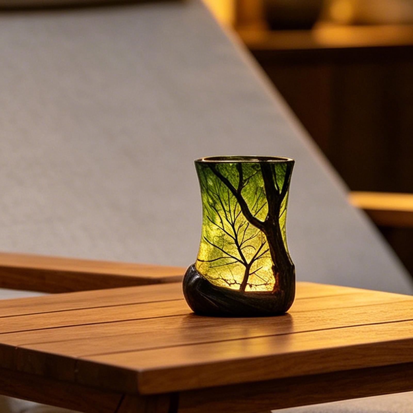 Bedside Table Lamp Forest Nigh - Decor Lighting & Decor Fires Photos 评论和价格