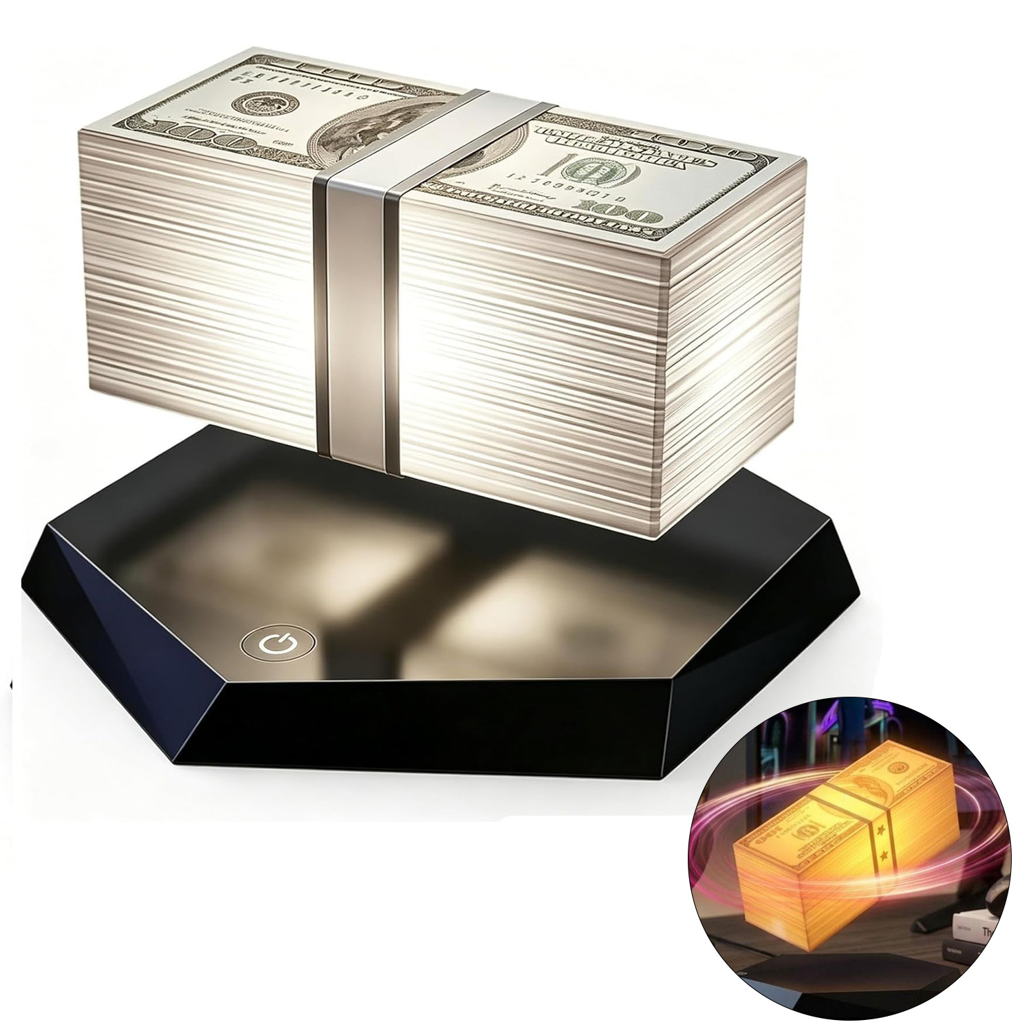 Magnetic Levitation Game Cash  - Led Moon Lamp 评论和价格