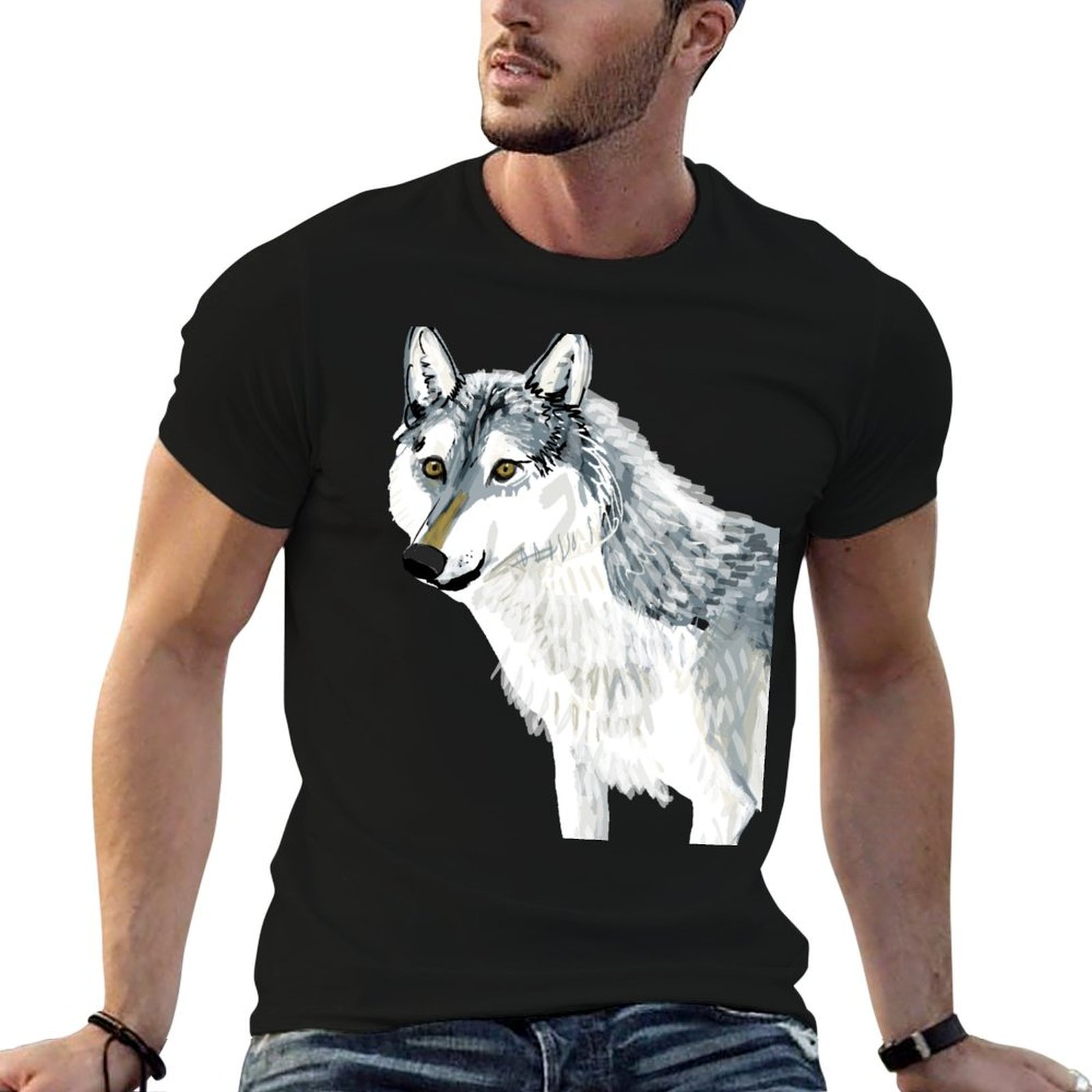Totem Alberta Wolf T-Shirt Cas - Alberta Lighting & Decor Edmonton Ab 评论和价格
