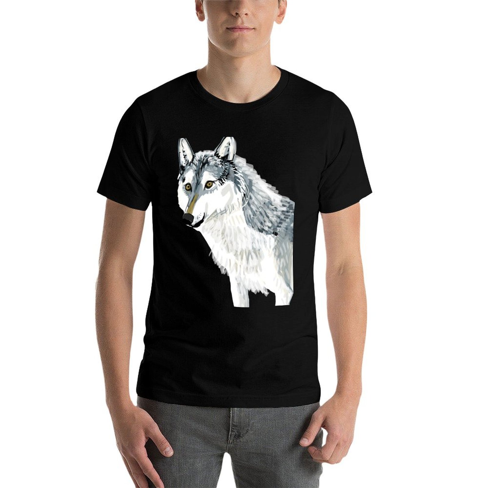 Totem Alberta Wolf T-Shirt Cas - Alberta Lighting & Decor Edmonton Ab 评论和价格