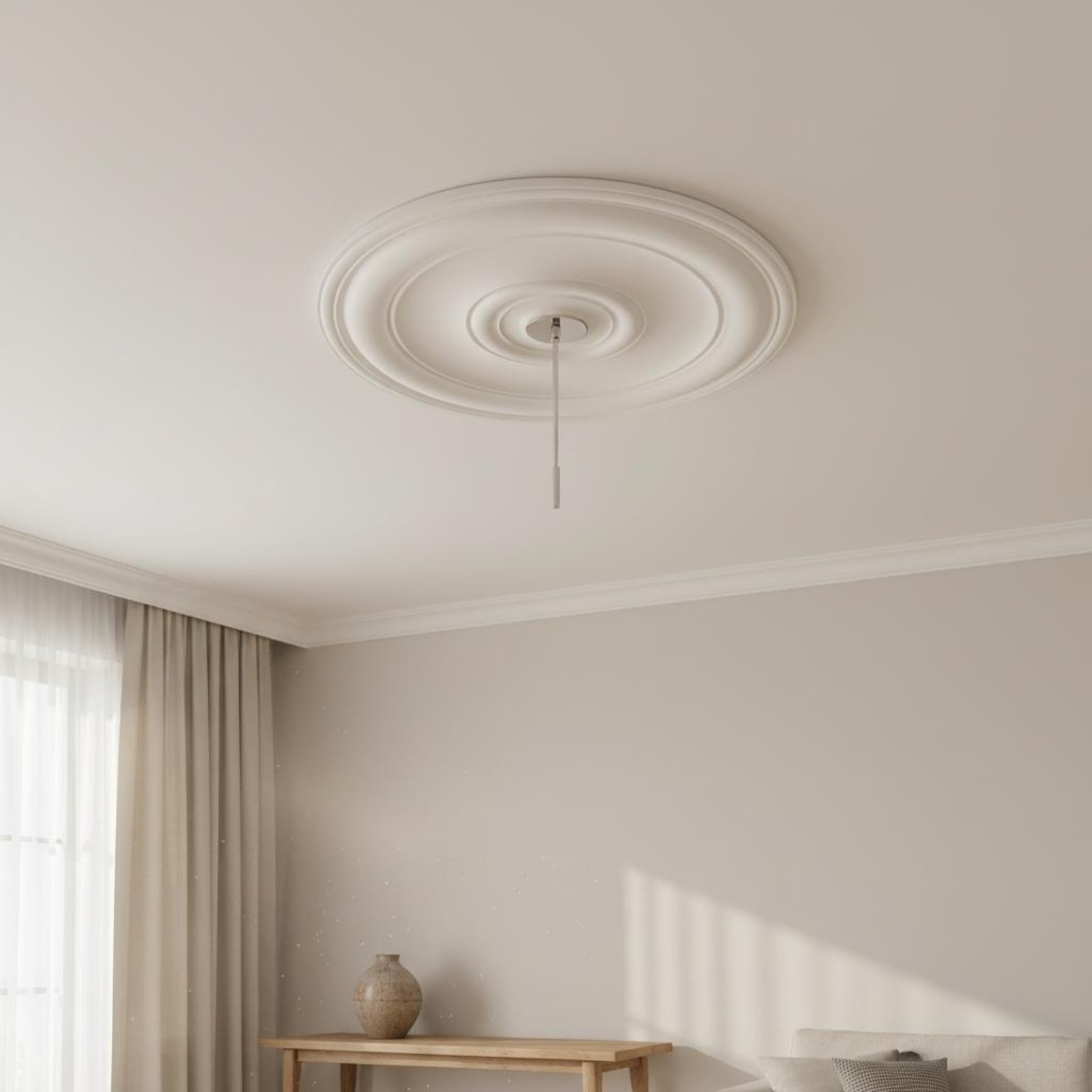 Round Ceiling Medallion Europe - Decor Lighting & Decor Fires Photos 评论和价格