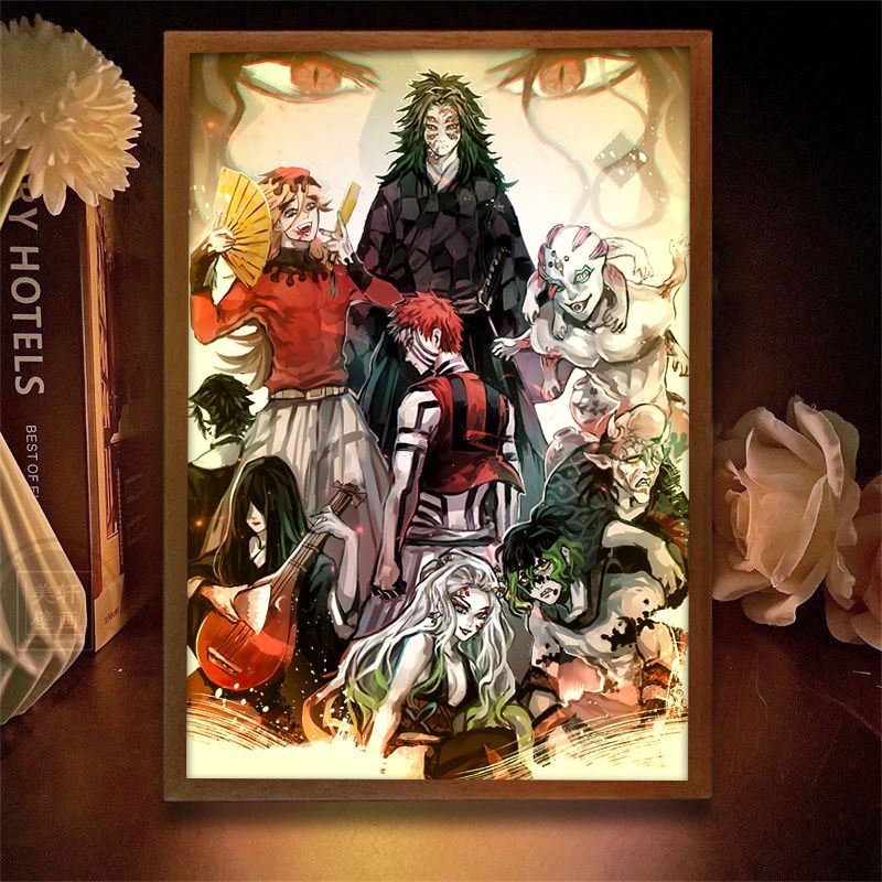 Demon Slayer Action Figures Li - Lighting Room Decor Photo 评论和价格