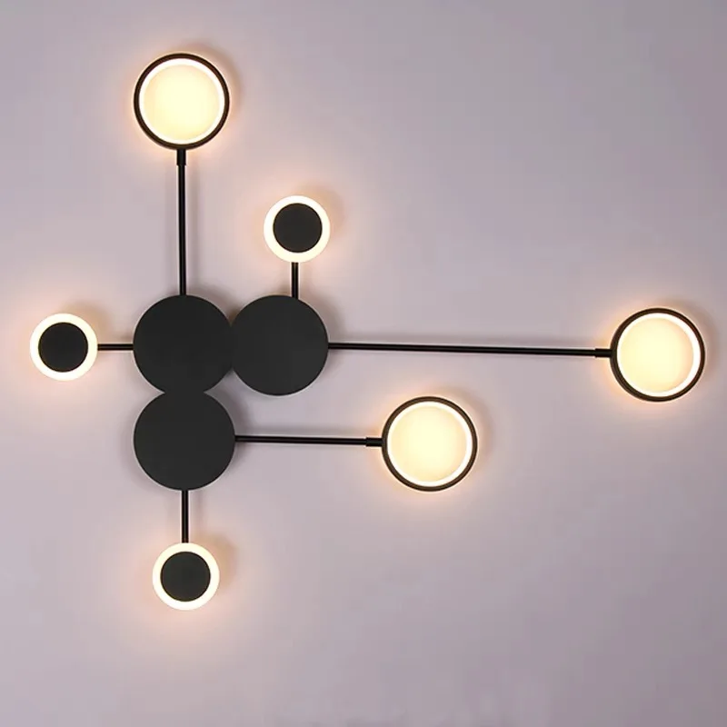 Modern Led Wall Sconce Light f - Lighting Home Decor Wall Clocks 评论和价格