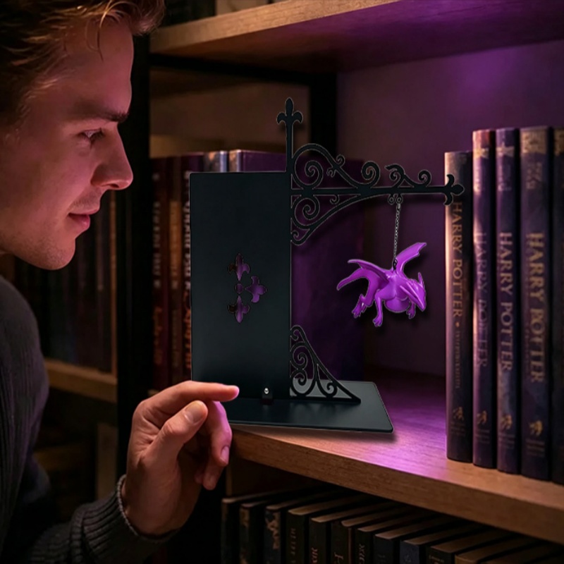 Magical Floating Dragon Booksh - Unique Lighting Decor 评论和价格