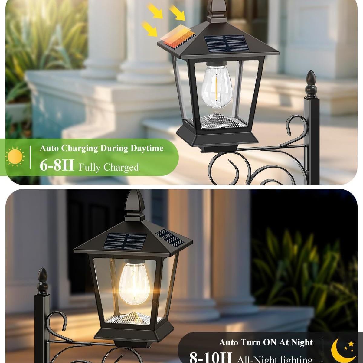 2 in 1 Solar Planter Lamp Wate - Wall Decor Lighting 评论和价格