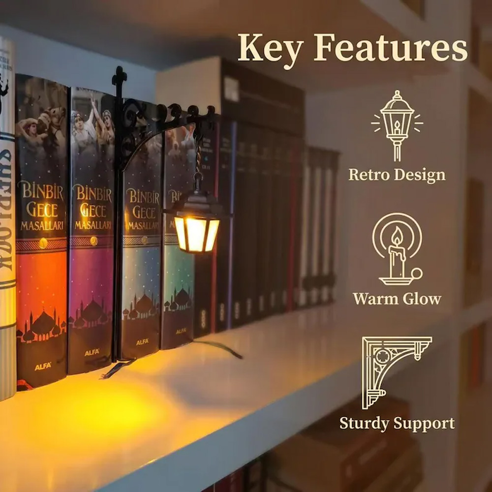 Library Lantern Decorative Boo - Decor Lighting & Decor Fires Photos 评论和价格