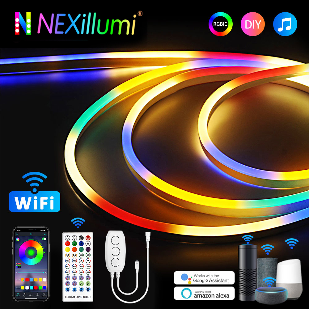 TUYA WiFi Neon RGBIC LED Addre - Decor Lighting Address 评论和价格