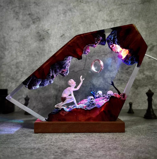 Resin Lamp Unique Room Decorat - Unique Lighting Decor 评论和价格