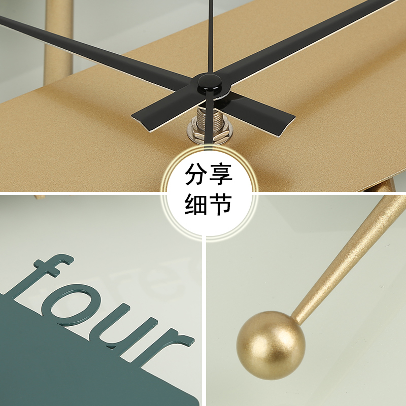 Wall clock living room home li - Lighting Home Decor Wall Clocks 评论和价格