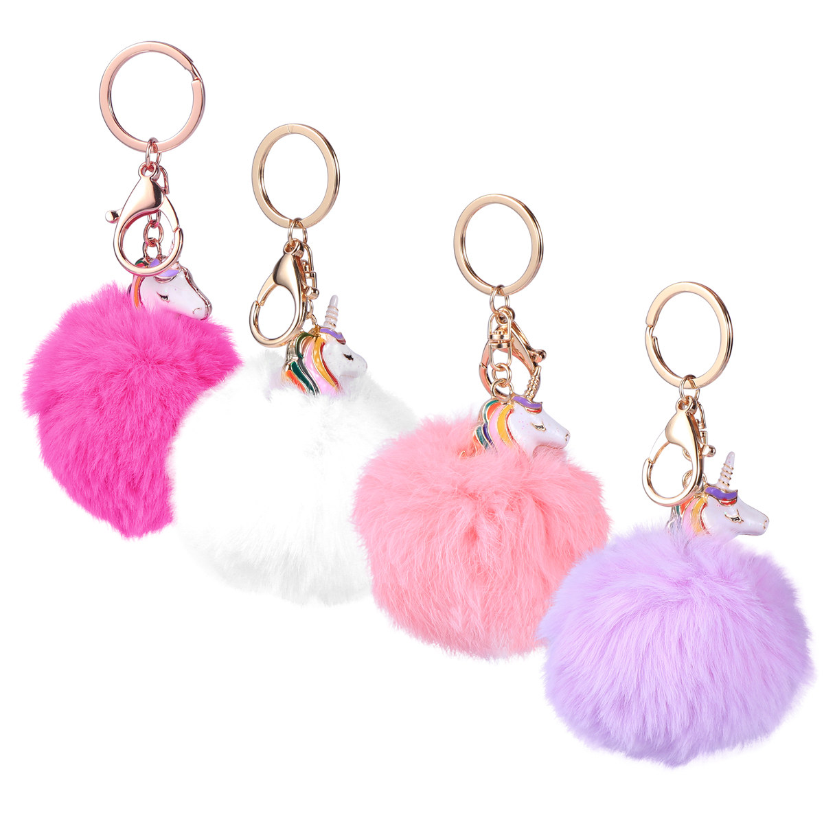 Unicorn Keychain Light Purple  - Unique Lighting Decor 评论和价格