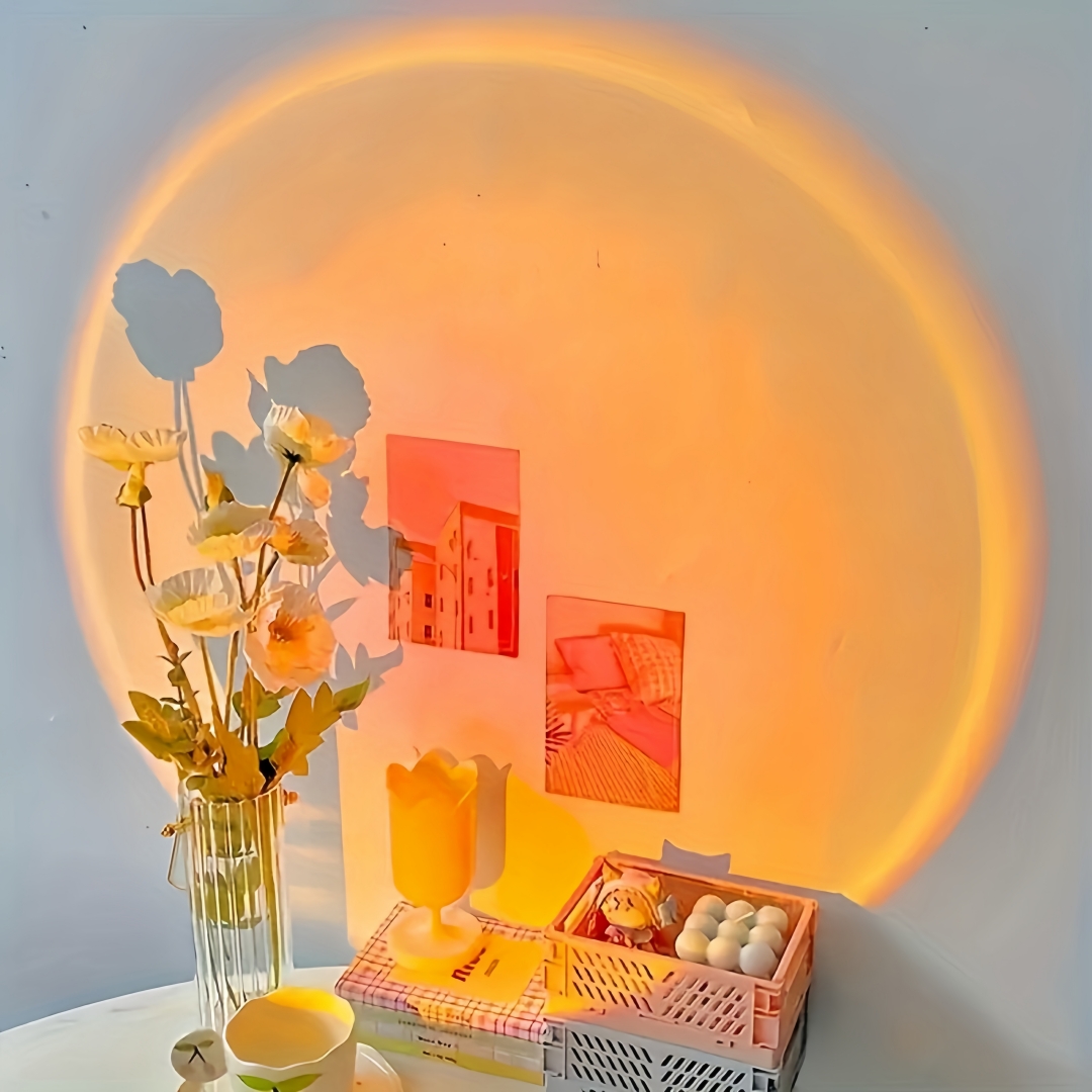 16 Color Sunset Projection Lam - Lighting Room Decor Photo 评论和价格