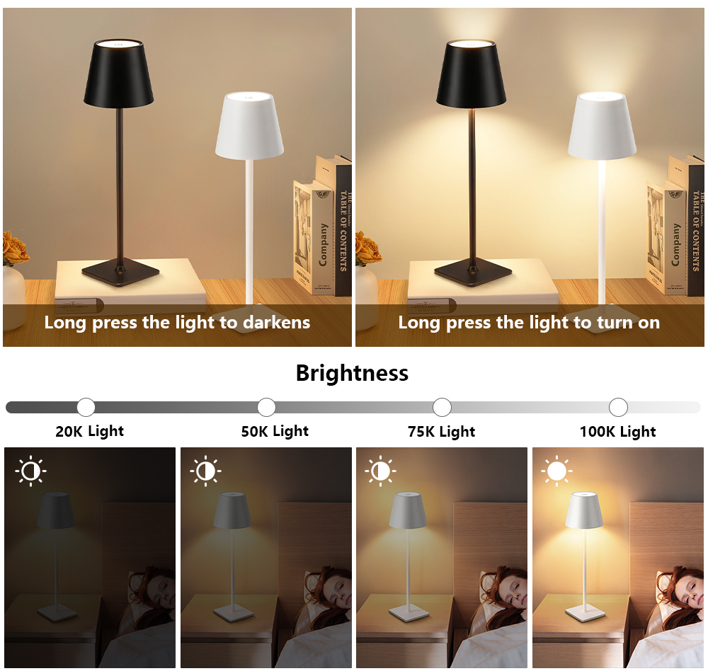 LED Rechargeable Desk Light Wi - Up Lighting Decor 评论和价格
